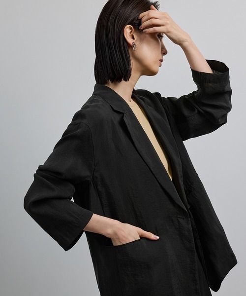ロペ（ROPE’）/【洗える・新色追加】シアーライトジャケット 洗える・新色追加】シアーライトジャケット（テーラードジャケット
