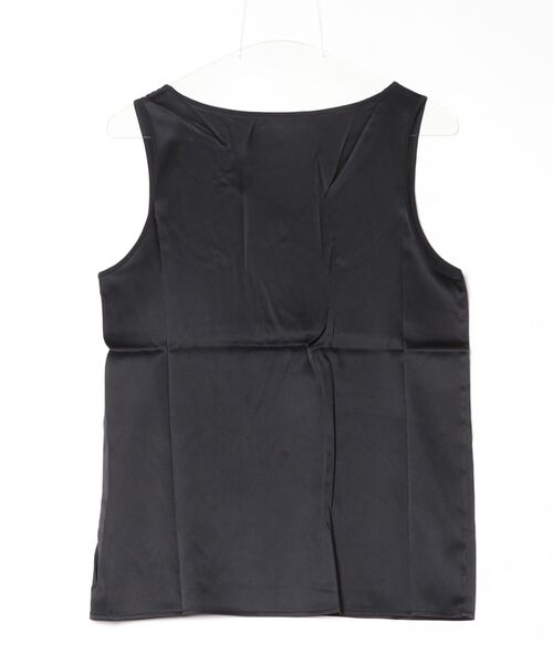 THE SHINZONE（ザ　シンゾーン）の「THE SHINZONE STRECH SILK TANK 25SMSBL06（タンクトップ・レディース・ブラック・FREE）」の2枚目の写真