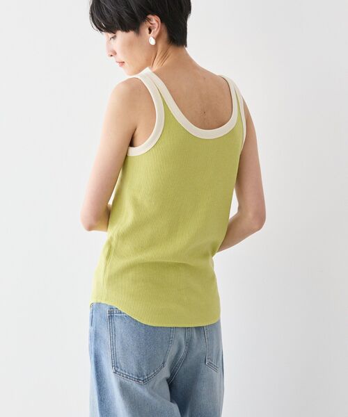 AMERICAN HOLIC（アメリカンホリック）の「ワッフル2WAYタンクトップ（タンクトップ・レディース・オレンジ/グリーン系その他3/モカ・M/L）」の8枚目の写真