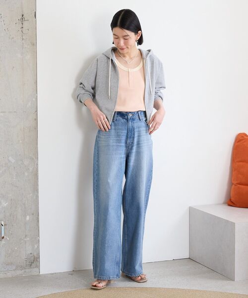 AMERICAN HOLIC（アメリカンホリック）の「ワッフル2WAYタンクトップ（タンクトップ・レディース・オレンジ/グリーン系その他3/モカ・M/L）」の11枚目の写真