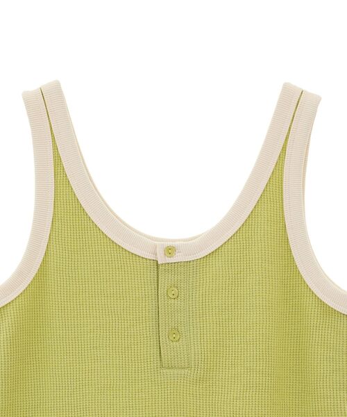 AMERICAN HOLIC（アメリカンホリック）の「ワッフル2WAYタンクトップ（タンクトップ・レディース・オレンジ/グリーン系その他3/モカ・M/L）」の22枚目の写真