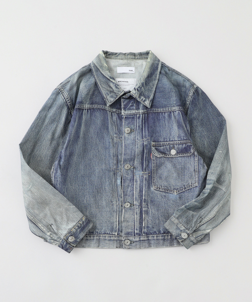 セール】【TOLQ/トルク】 Trompe loeil Denim Jacket 25-1102