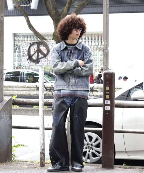 セール】【TOLQ/トルク】 Trompe loeil Denim Jacket 25-1102