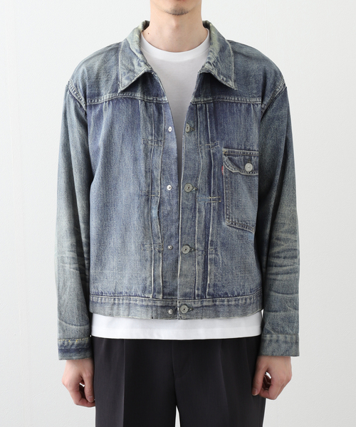 セール】【TOLQ/トルク】 Trompe loeil Denim Jacket 25-1102（デニム