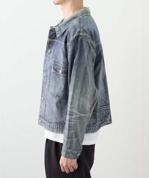 WISM(ウィズム)の「【TOLQ/トルク】 Trompe loeil Denim Jacket 25-1102(デニムジャケット・メンズ・ブルー・4)」の9枚目の写真