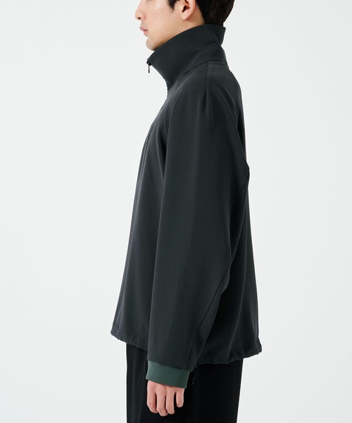 STUDIOUS（ステュディオス）の「【STUDIOUS】ESSENTIAL HALF ZIP SWEAT SHIRTS（スウェット・メンズ・ダークグレー/ブラック・1/2）」の14枚目の写真