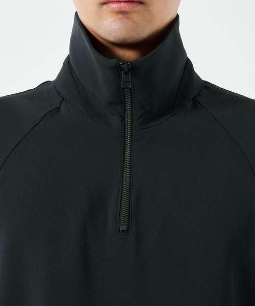 STUDIOUS（ステュディオス）の「【STUDIOUS】ESSENTIAL HALF ZIP SWEAT SHIRTS（スウェット・メンズ・ダークグレー/ブラック・1/2）」の16枚目の写真