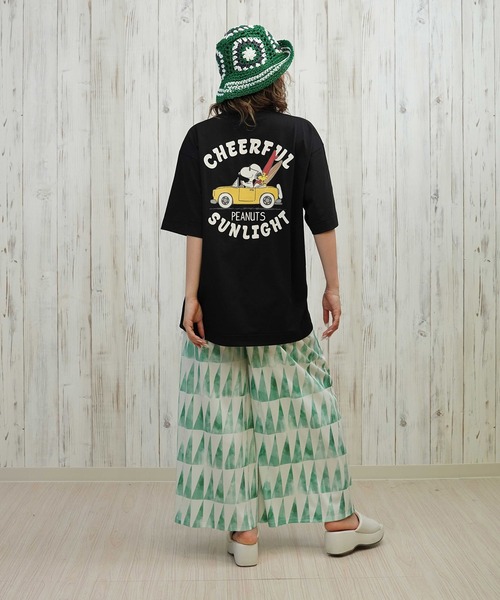 ANTIBAL（アンティバル）の「ANTIBAL/アンティバル スヌーピー/UVケアラッシュガード 253AN2ST641（Tシャツ/カットソー・レディース・ネイビー/ホワイト/ブラック/グレー・FREE）」の12枚目の写真