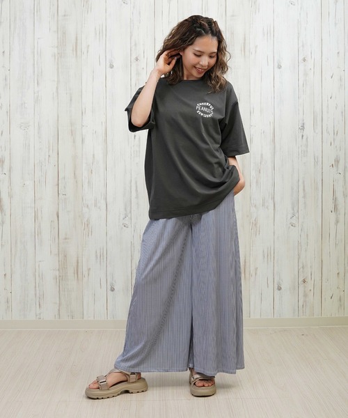 ANTIBAL（アンティバル）の「ANTIBAL/アンティバル スヌーピー/UVケアラッシュガード 253AN2ST641（Tシャツ/カットソー・レディース・ネイビー/ホワイト/ブラック/グレー・FREE）」の13枚目の写真