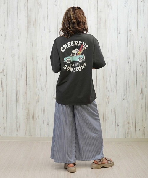 ANTIBAL（アンティバル）の「ANTIBAL/アンティバル スヌーピー/UVケアラッシュガード 253AN2ST641（Tシャツ/カットソー・レディース・ネイビー/ホワイト/ブラック/グレー・FREE）」の14枚目の写真