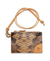 IL BISONTE（イルビゾンテ）の「IL BISONTE / ネックフラグメントケース / SNAKE PRINT / 2025 SPRING SUMMER（コインケース・メンズ）」
