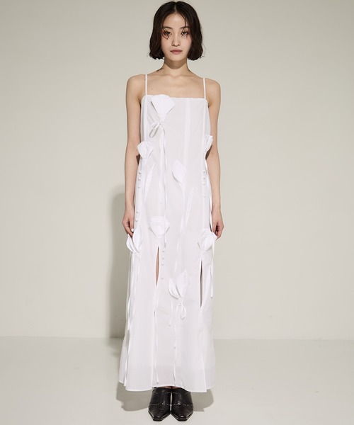 riv nobuhiko/リブノブヒコ】RAMM FROWER DRESS/フラワードレス