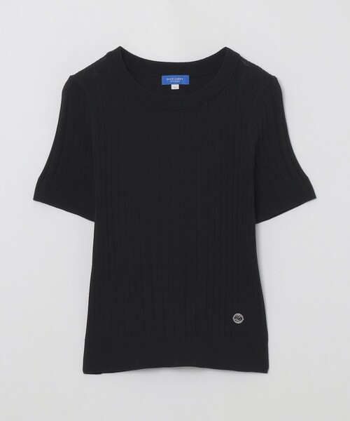 BLUE LABEL CRESTBRIDGE（ブルーレーベルクレストブリッジ）の「アセテートコットンランダムリブニット（Tシャツ/カットソー・レディース・ブラック/オレンジ/ホワイト/ブラウン・38）」の15枚目の写真