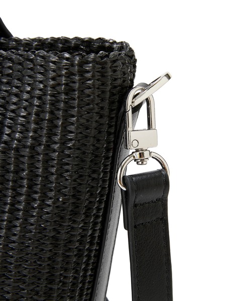 Breath TOPKAPI(ブレストプカピ)の「【Breath TOPKAPI】レザーハンドル ショルダー付き トート カゴバッグ(ショルダーバッグ・レディース・ブラック/ベージュ/ホワイト・FREE)」の13枚目の写真