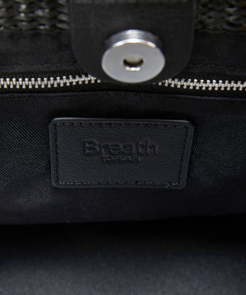 Breath TOPKAPI(ブレストプカピ)の「【Breath TOPKAPI】レザーハンドル ショルダー付き トート カゴバッグ(ショルダーバッグ・レディース・ブラック/ベージュ/ホワイト・FREE)」の8枚目の写真