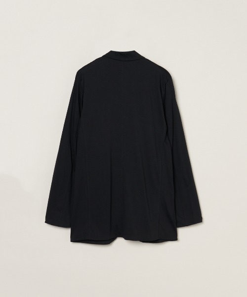 three dots(スリードッツ)の「ミルキージャージー ジャケット(テーラードジャケット・メンズ・ホワイト/ブラック/ライトグレー・SMALL/MEDIUM/LARGE)」の5枚目の写真