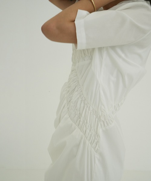 RANDOM SHIRRING ONEPIECE（ワンピース）｜CLANE（クラネ）の