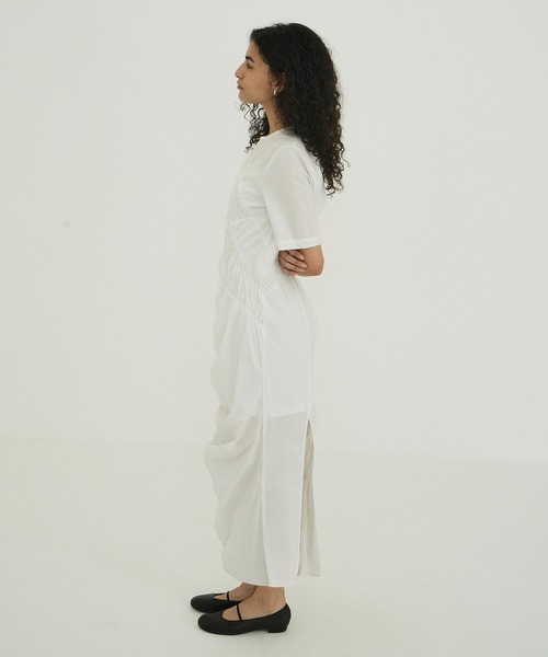 RANDOM SHIRRING ONEPIECE（ワンピース）｜CLANE（クラネ）の