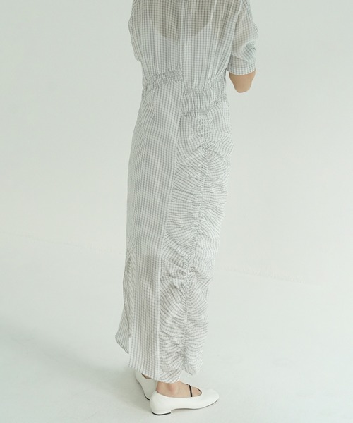 RANDOM SHIRRING ONEPIECE（ワンピース）｜CLANE（クラネ）の