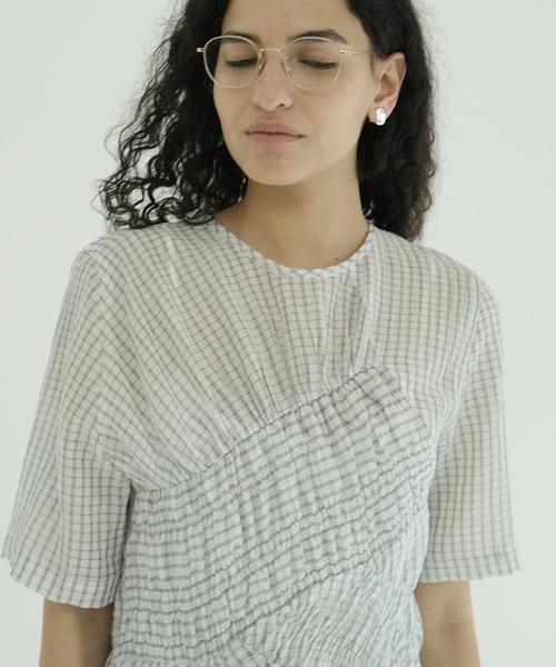 RANDOM SHIRRING ONEPIECE（ワンピース）｜CLANE（クラネ）の