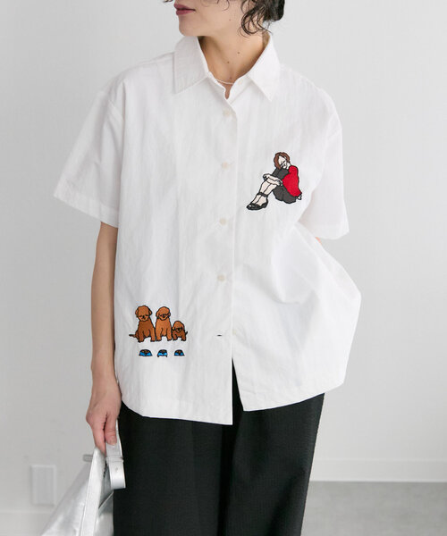 ear PAPILLONNER（イアパピヨネ）の「チェックコンビシャツ