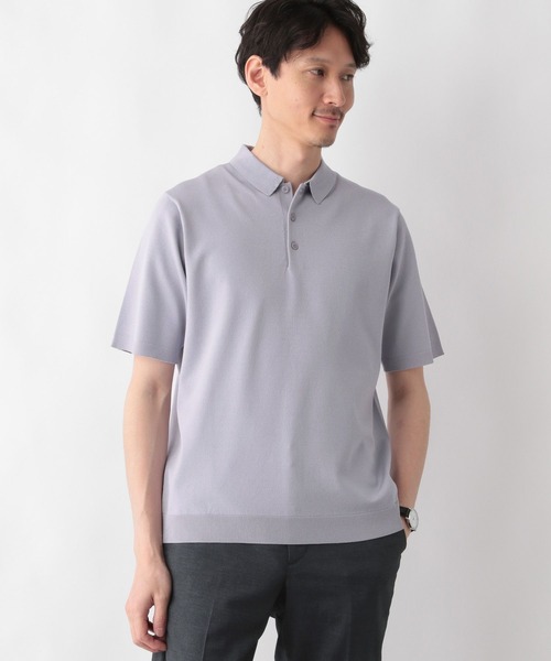 新品タグ付き【セオリー】ハイゲージ ニット半袖ポロシャツ 白 M(L) 楽天市場】柔らかい カシミアタッチ ポロシャツ ニットポロ 長袖