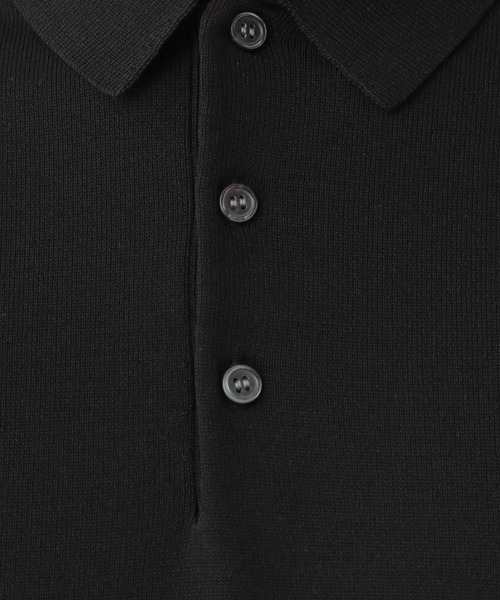 GLOBAL WORK（グローバルワーク）の「アンチピリングハイゲージニット/ポロ/半袖/287553（ニット/セーター・メンズ・ラベンダー/チャコール/カーキ/ブラック/ネイビー/ライトグレー・SMALL/MEDIUM/LARGE/X-LARGE）」の14枚目の写真