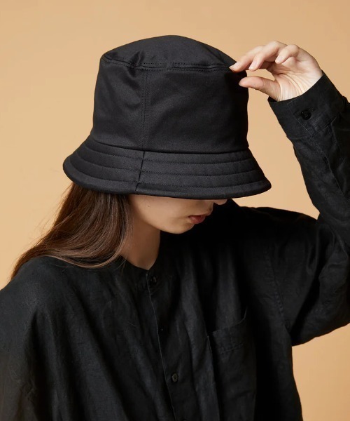 CPH(シーピーエイチ)の「CPH/シーピーエイチ/BUCKET HAT / COTTON WEAPON / BLACK(ハット・メンズ・ブラック・F)」の3枚目の写真