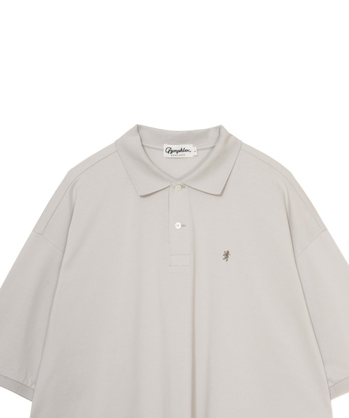 GYMPHLEX（ジムフレックス）の「Gymphlex  POLO SHIRT S/S（ポロシャツ・メンズ・ブラック×ピンク/ダークグリーン/チャコール・M/L）」の5枚目の写真