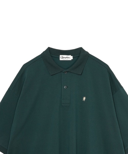 GYMPHLEX（ジムフレックス）の「Gymphlex  POLO SHIRT S/S（ポロシャツ・メンズ・ブラック×ピンク/ダークグリーン/チャコール・M/L）」の13枚目の写真