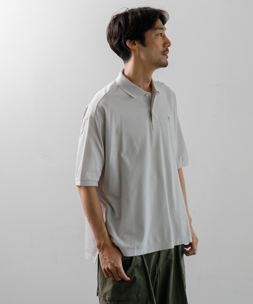 GYMPHLEX（ジムフレックス）の「Gymphlex  POLO SHIRT S/S（ポロシャツ・メンズ・ブラック×ピンク/ダークグリーン/チャコール・M/L）」の21枚目の写真