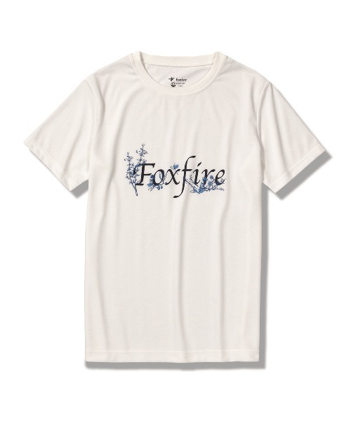 Foxfire（フォックスファイヤー）の「ＴＳフラワーロゴＴ　Ｓ／Ｓ（Tシャツ/カットソー・レディース・ピンク/ミント/オフホワイト・S/M/L）」の2枚目の写真