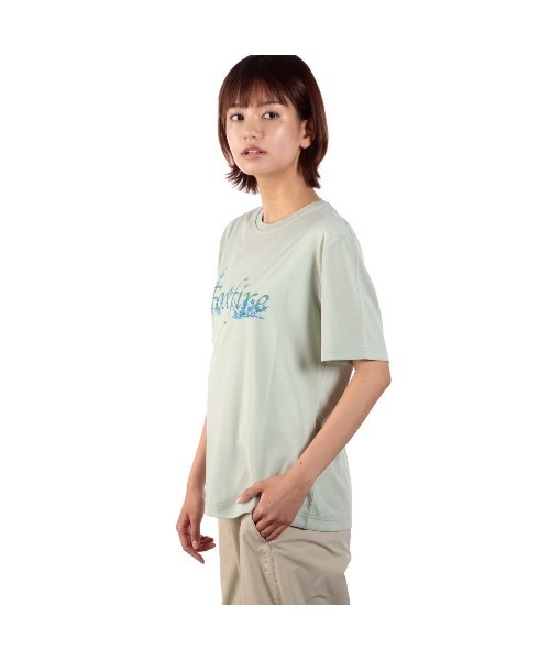 Foxfire（フォックスファイヤー）の「ＴＳフラワーロゴＴ　Ｓ／Ｓ（Tシャツ/カットソー・レディース・ピンク/ミント/オフホワイト・S/M/L）」の4枚目の写真