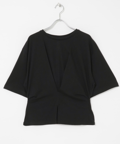 URBAN RESEARCH（アーバンリサーチ）の「ウエストタックデザインカットソー（Tシャツ/カットソー・レディース・ブラック/オフホワイト・FREE）」の20枚目の写真