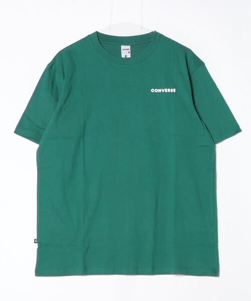 CONVERSE（コンバース）の「コンバース  サークル バード PT S/S Tシャツ（Tシャツ/カットソー・メンズ・ホワイト/グレー/ダークグリーン・M/L/LL）」の3枚目の写真