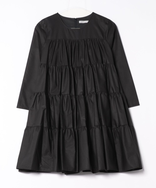 ST.ROONEY(セントルーニー)の「ショートティアードワンピース【低身長・小柄女性向け】(ワンピース・レディース・ブラック/ホワイト・XS)」の17枚目の写真