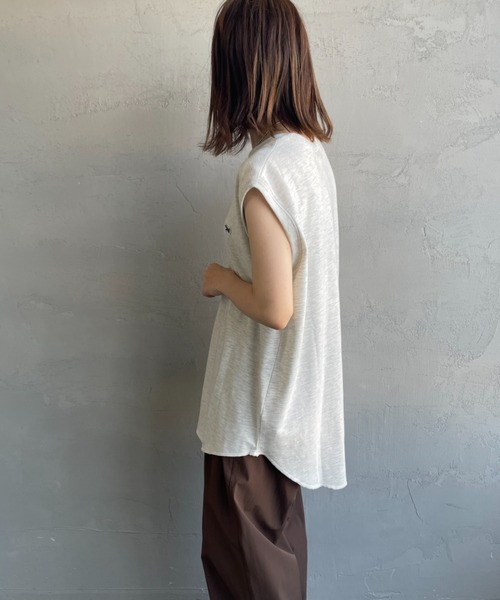未使用Drawer RESORT1 裏毛ノースリーブフーディー フェザーノースリニット | PROPORTION BODY DRESSING