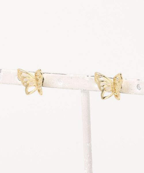 FOREVER 21(フォーエバー トゥエンティーワン)の「バタフライピアス(ピアス(両耳用)・レディース・シルバー/ゴールド・FREE)」の7枚目の写真