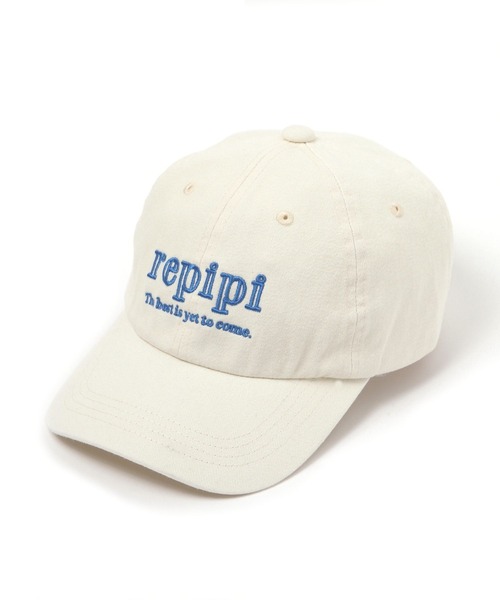 repipi armario（レピピ アルマリオ）の「【手洗い可能】ピグメントロゴキャップ（キャップ・キッズ・アイボリー/ピンク/カモフラージュ/ブルー/ブラック・FREE）」の12枚目の写真