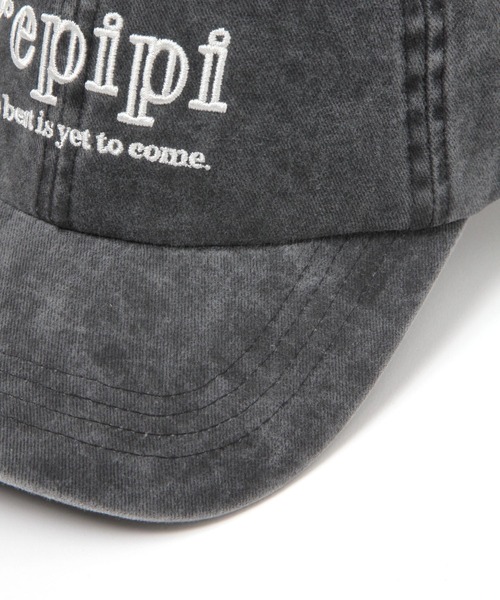 repipi armario（レピピ アルマリオ）の「【手洗い可能】ピグメントロゴキャップ（キャップ・キッズ・アイボリー/ピンク/カモフラージュ/ブルー/ブラック・FREE）」の21枚目の写真