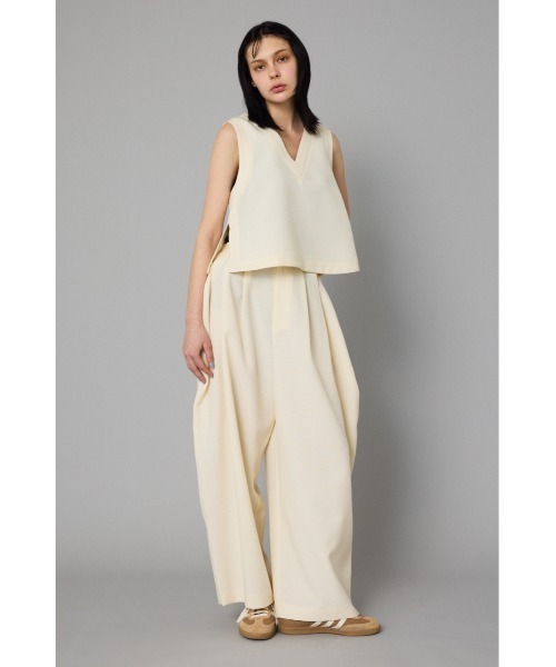 V neck vest Vネックベスト（ベスト）｜HeRIN.CYE（ヘリンドットサイ