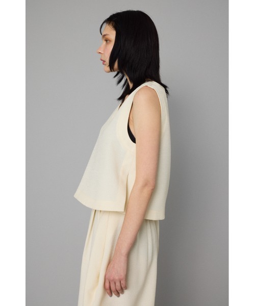 V neck vest Vネックベスト（ベスト）｜HeRIN.CYE（ヘリンドットサイ