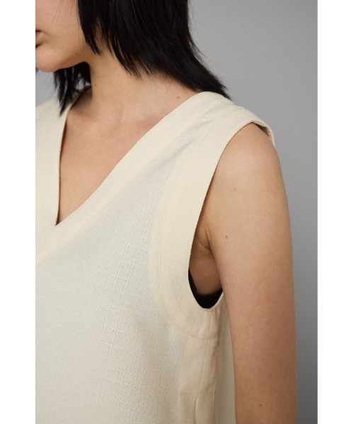 V neck vest Vネックベスト（ベスト）｜HeRIN.CYE（ヘリンドットサイ