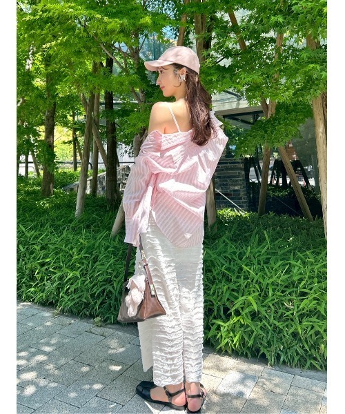 リリーブラウン　シアーシャツビスチェ　⚠️16日までの出品 セール】シアーシャツビスチェ（シャツ/ブラウス）｜LILY BROWN