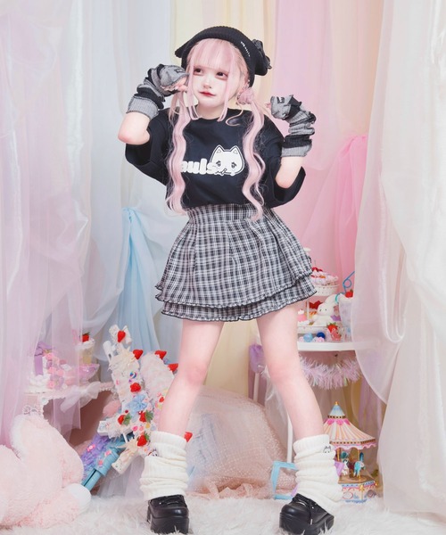 Hauls(ハウルズ)の「ヤニ吉 さまーT ぱーと2(Tシャツ/カットソー・レディース・ホワイト/ブラック/サックスブルー・F/M)」の5枚目の写真