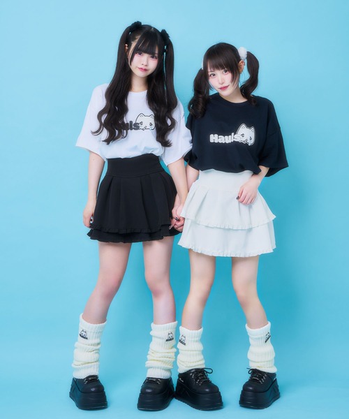 Hauls(ハウルズ)の「ヤニ吉 さまーT ぱーと2(Tシャツ/カットソー・レディース・ホワイト/ブラック/サックスブルー・F/M)」の20枚目の写真