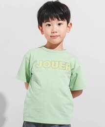 【WEB限定】JOUERバック遊園地プリント天竺半袖Tシャツ(100~140cm)