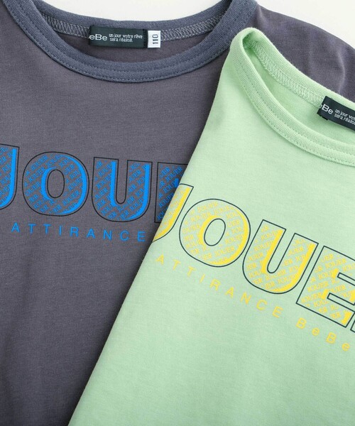 BeBe（ベベ）の「【WEB限定】JOUERバック遊園地プリント天竺半袖Tシャツ(100~140cm)（Tシャツ/カットソー・キッズ・ブラック/グリーン・110cm/120cm/130cm/140cm/100cm）」の6枚目の写真