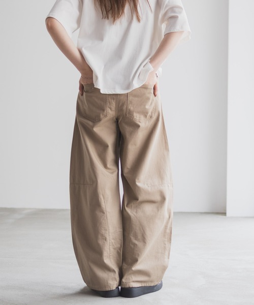 コットンツイルイージーカーブパンツ JOURNAL STANDARD relume（ジャーナルスタンダード レリューム