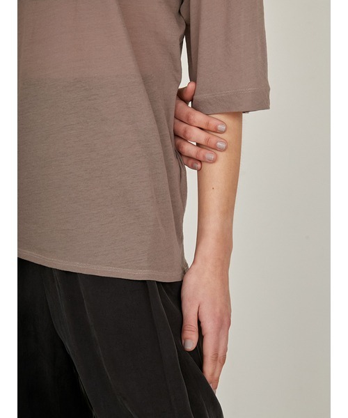 styling/（スタイリング）の「シアーカット2WAYトップス（Tシャツ/カットソー・レディース・ホワイト/モカ/ライム・FREE）」の17枚目の写真